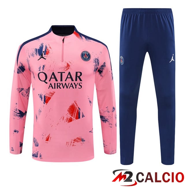 Insieme Tuta Calcio Paris PSG Rosa 2024/2025