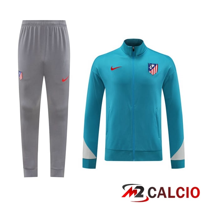 Insieme Tuta Calcio - Giacca Atletico Madrid Blu 2024/2025