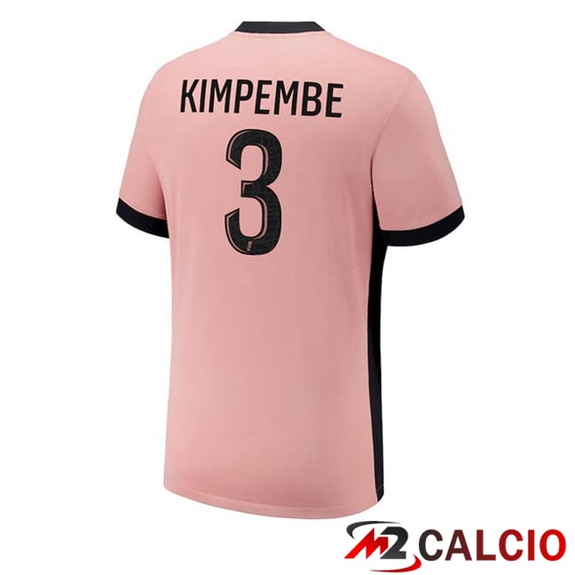 Maglie Calcio Paris PSG (Kimpembe 3) Terza Rosa 2024/2025
