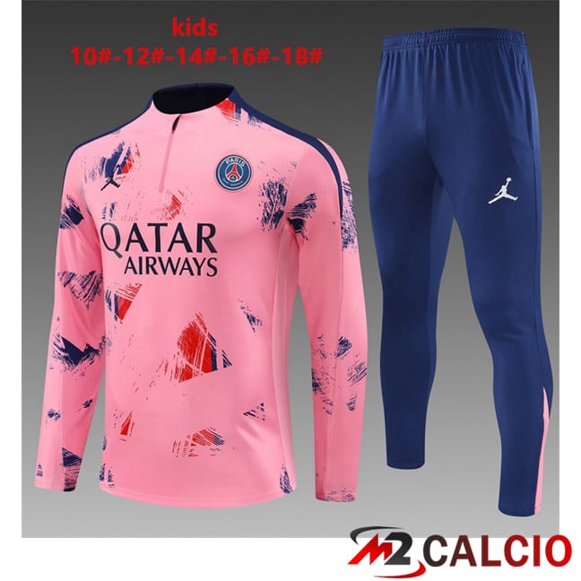 Insieme Tuta Calcio Paris PSG Bambino Rosa 2024/2025