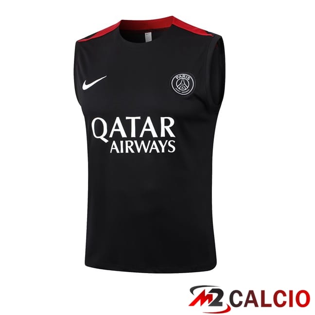 Canotta Allenamento Paris PSG Nero 2024/2025