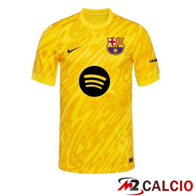 Maglie Calcio FC Barcellona Portiere Spotify Giallo 2024/2025