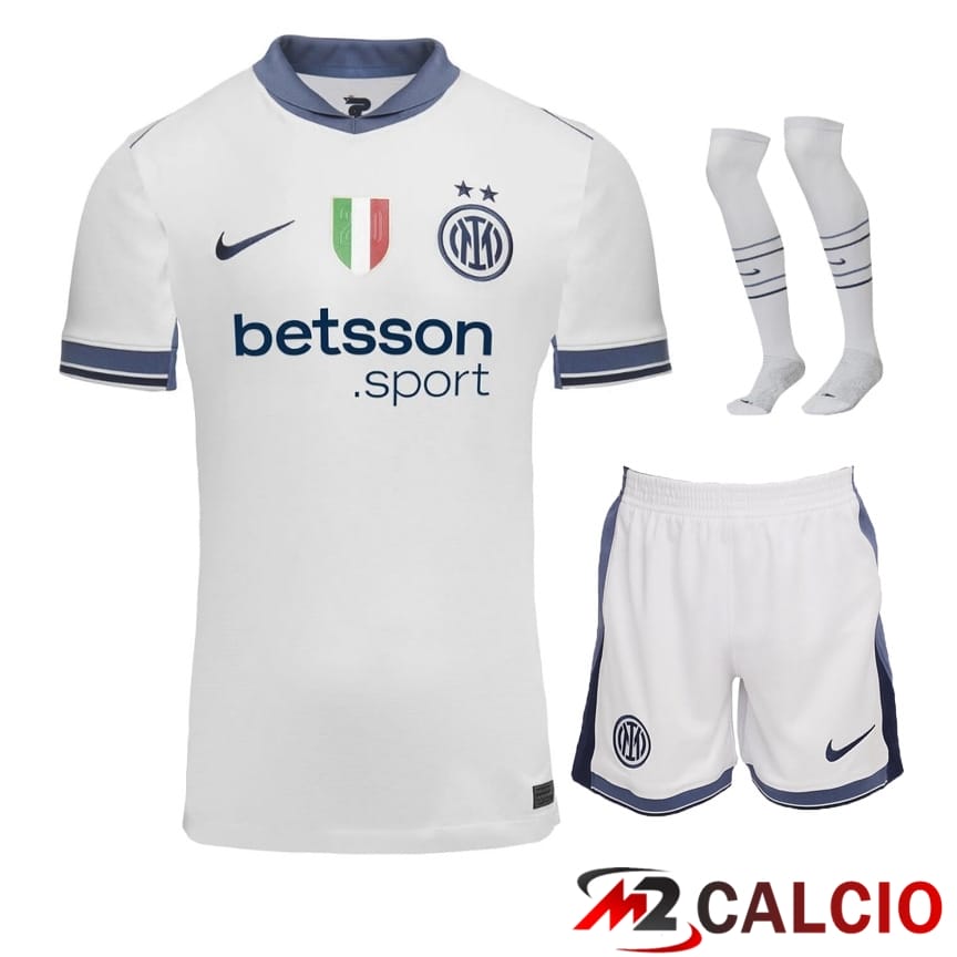 Insieme Maglie Calcio Inter Milan Seconda (Pantaloncini + Calzini) 2024/2025