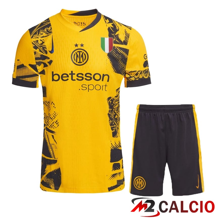 Insieme Maglie Calcio Inter Milan Terza + Pantaloncini 2024/2025