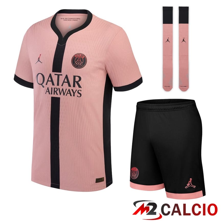 Insieme Maglie Calcio Paris PSG Terza (Pantaloncini + Calzini) 2024/2025