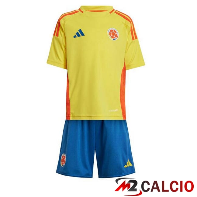Maglia Nazionale Colombia Bambino Prima Giallo 2024/2025