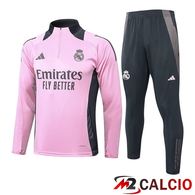 Insieme Tuta Calcio Real Madrid Rosa 2024/2025