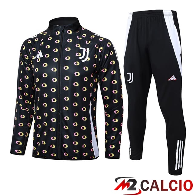 Insieme Tuta Calcio - Giacca Juventus Nero 2024/2025