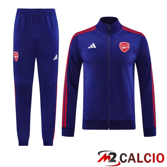 Insieme Tuta Calcio - Giacca Arsenal Blu 2024/2025