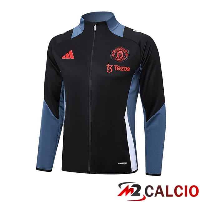 Giacca Calcio Manchester United Nero 2024/2025