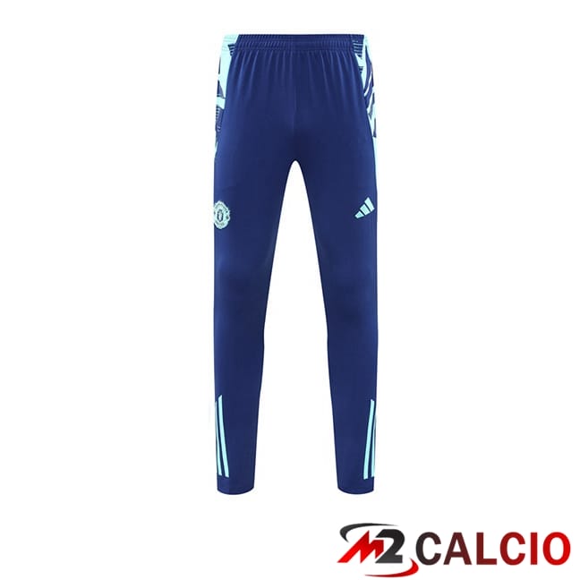 Pantaloni Da Allenamento Manchester United Blu 2024/2025