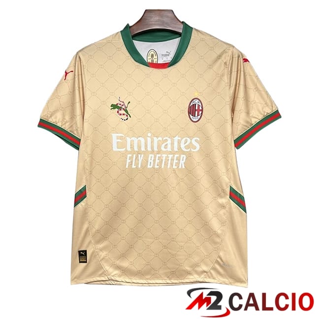 Maglie Calcio AC Milan Edizione Speciale Giallo 2024/2025