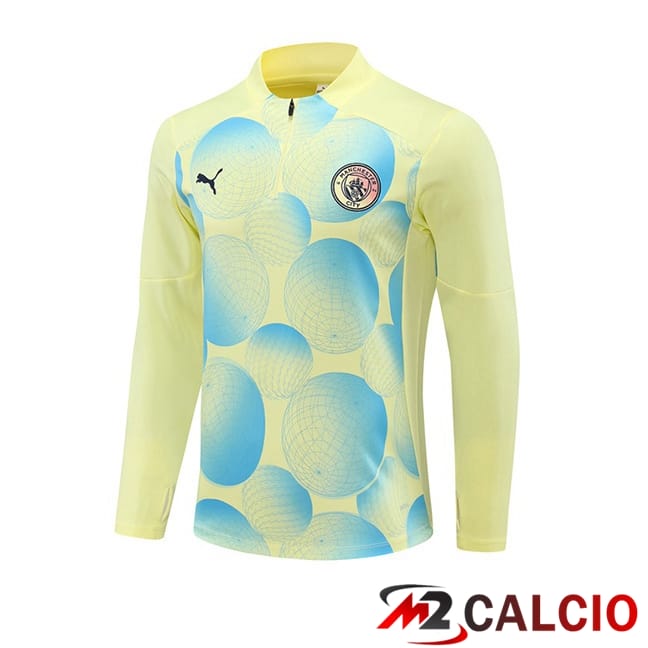 Felpa Allenamento Manchester City Giallo 2024/2025