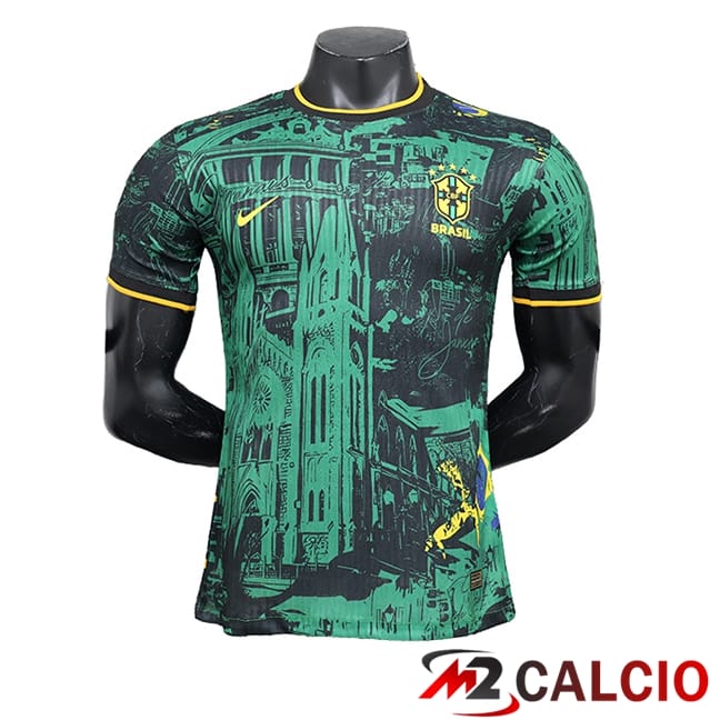 Maglie Calcio Brasile Edizione Speciale Verde 2024/2025