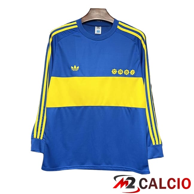 Maglie Calcio Boca Juniors Retro Prima Manica Lunga 1981