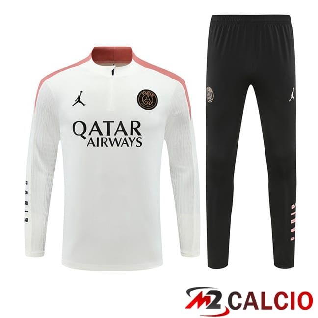 Insieme Tuta Calcio Paris PSG Bianco 2024/2025
