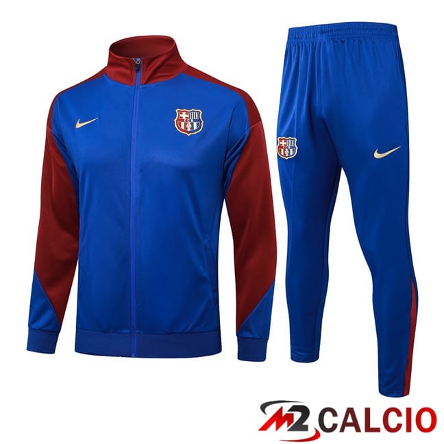 Insieme Tuta Calcio - Giacca FC Barcellona Blu 2024/2025