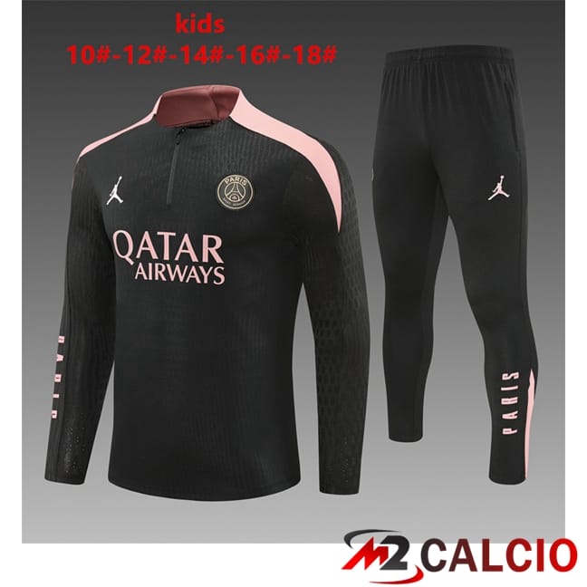 Insieme Tuta Calcio Paris PSG Bambino Nero 2024/2025