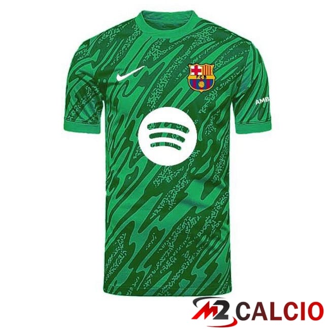 Maglie Calcio FC Barcellona Portiere Verde 2024/2025