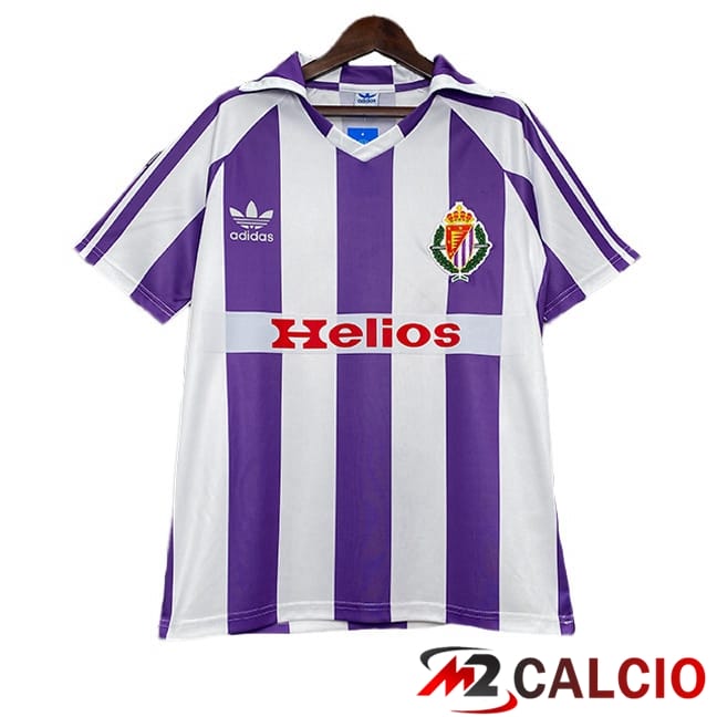 Maglie Calcio Real Valladolid Retro Prima Viola Bianco 1984
