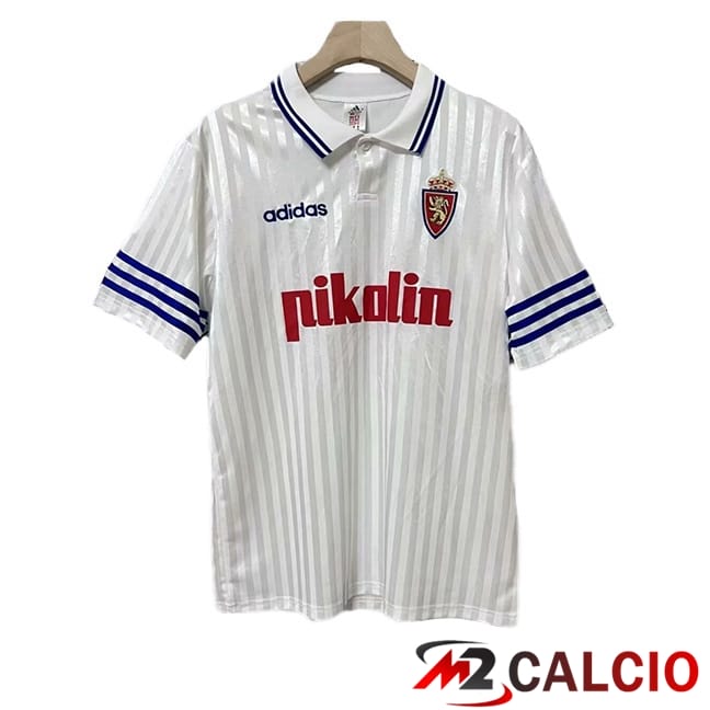 Maglie Calcio Real Zaragoza Retro Prima Bianco 1995-1996