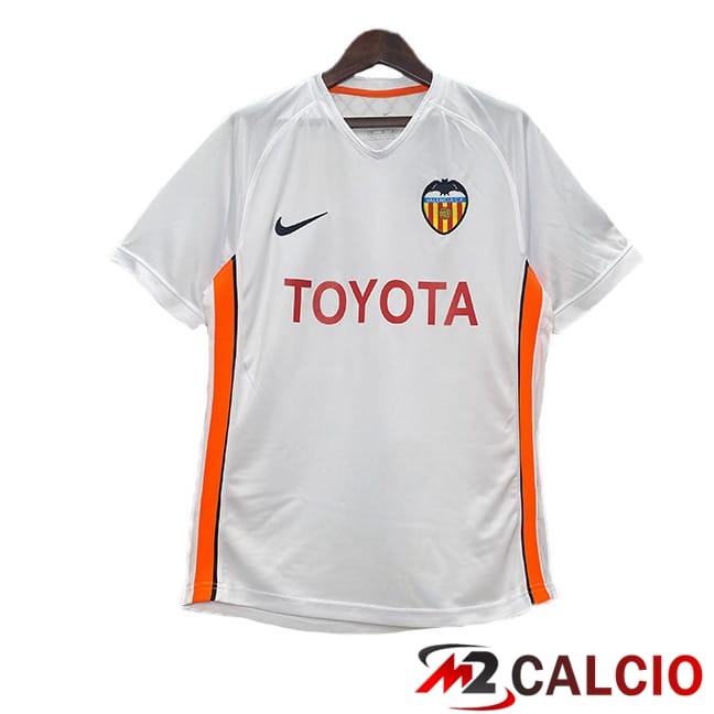 Maglie Calcio Valencia CF Retro Prima Bianco 2006-2007