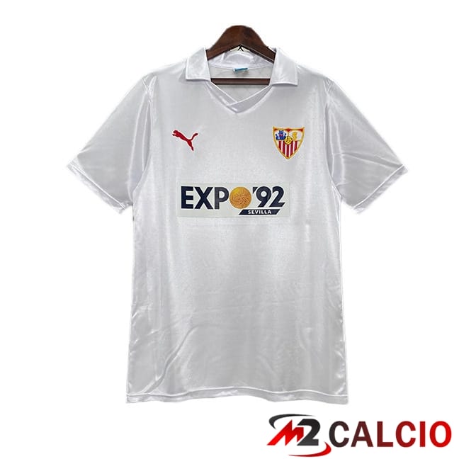 Maglie Calcio Sevilla FC Retro Prima Bianco 1987-1990