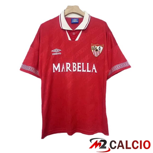 Maglie Calcio Sevilla FC Retro Seconda Rosso 1994-1996