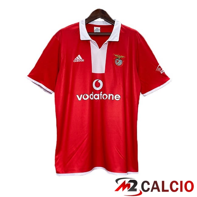 Maglie Calcio S.L Benfica Retro Prima Rosso 2004-2005