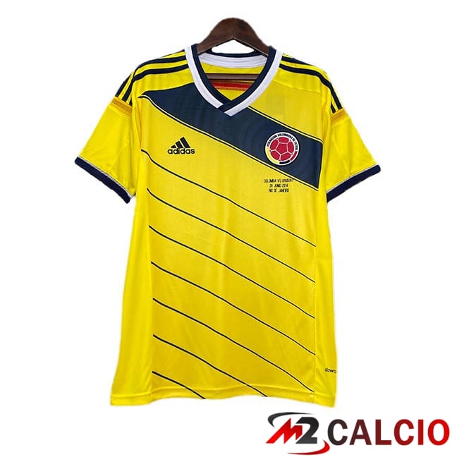 Maglie Calcio Colombia Retro Prima Giallo 2014