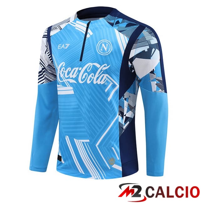 Felpa Allenamento SSC Napoli Blu 2024/2025