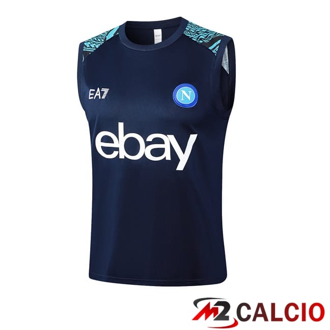 Canotta Allenamento SSC Napoli Blu Reale 2024/2025