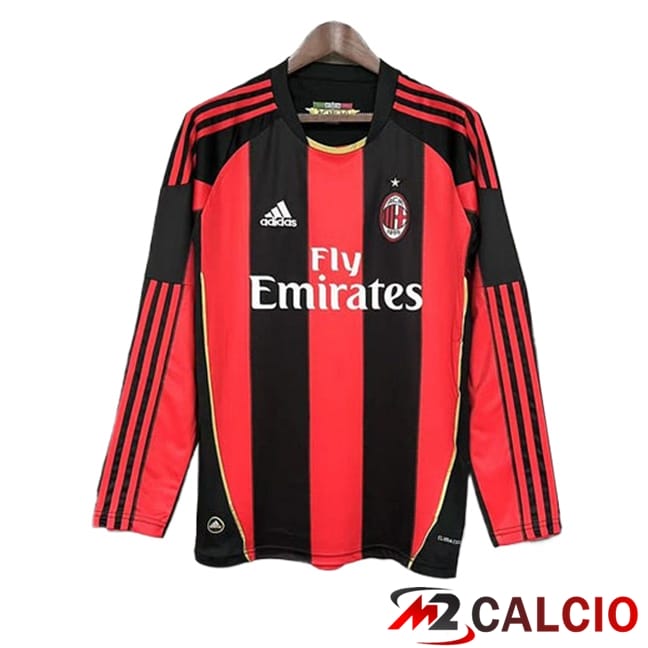 Maglie Calcio AC Milan Retro Seconda Manica Lunga 2010/2011