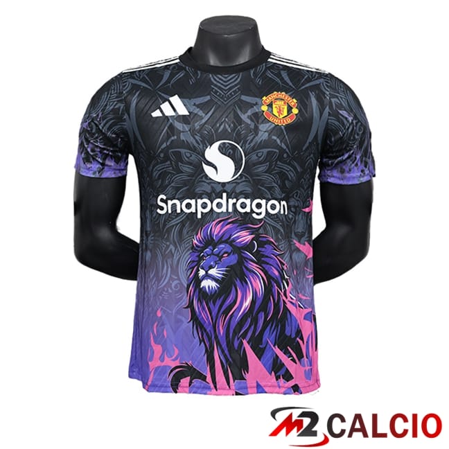 Maglie Calcio Manchester United Edizione Speciale Nero/Viola 2024/2025