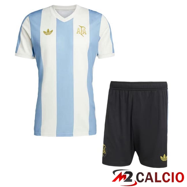 Maglie Calcio Argentina Bambino Edizione Speciale Blu Bianco 2024/2025