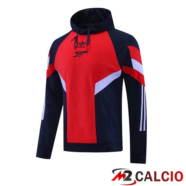 Felpa Con Cappuccio Arsenal Rosso 2024/2025