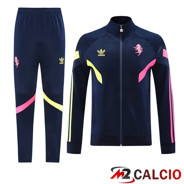 Insieme Tuta Calcio - Giacca Juventus Blu Reale 2024/2025