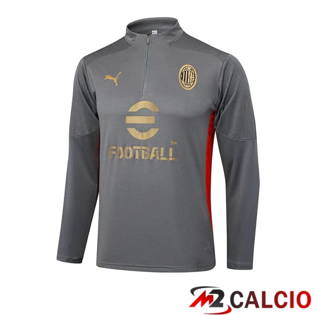 Felpa Allenamento AC Milan Grigio 2024/2025