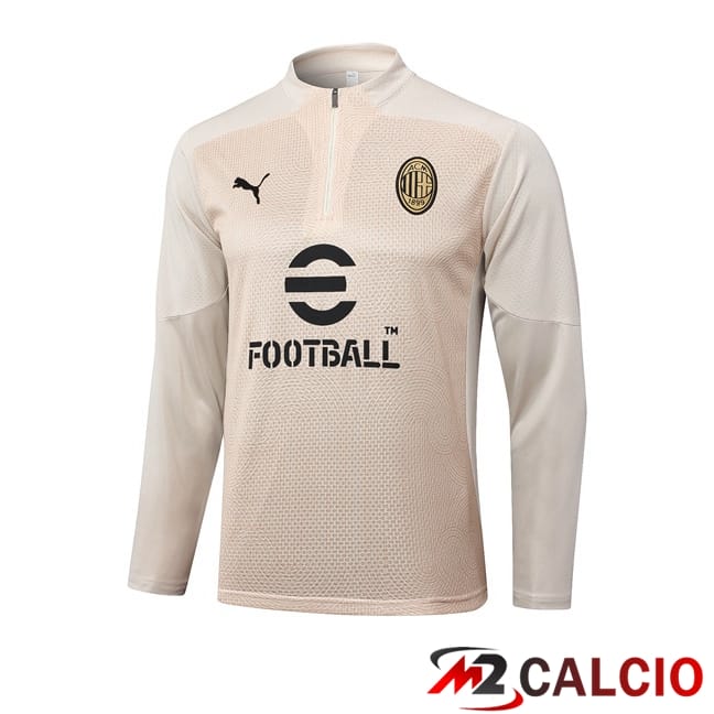 Felpa Allenamento AC Milan Giallo 2024/2025