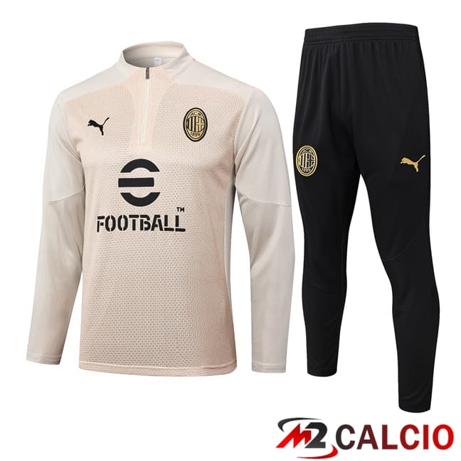 Insieme Tuta Calcio AC Milan Giallo 2024/2025
