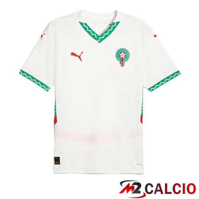 Maglie Calcio Marocco Seconda Bianco 2024/2025