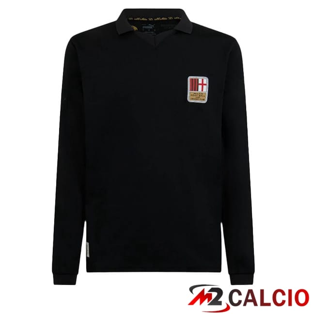 Maglie Calcio AC Milan Edizione 125° anniversario Portiere Manica Lunga Nero 2024/2025