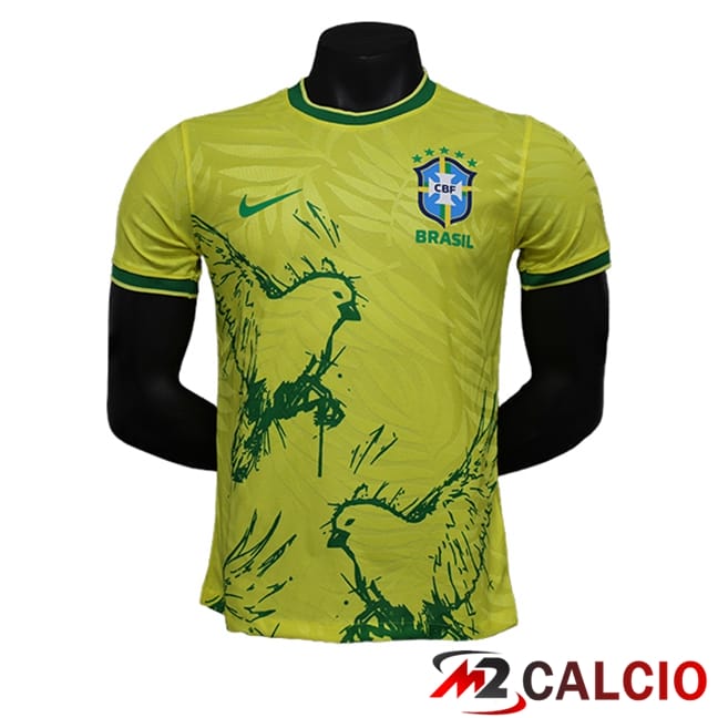 Maglie Calcio Brasile Edizione Speciale Giallo 2024/2025