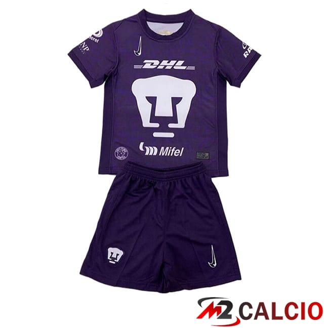 Maglie Calcio Pumas UNAM Bambino Terza 2024/2025
