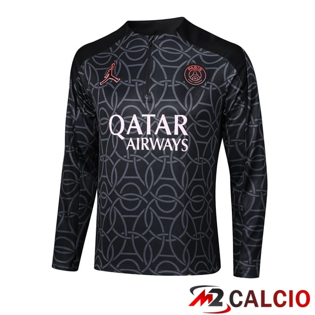 Felpa Allenamento JORDAN Paris PSG Nero 2024/2025