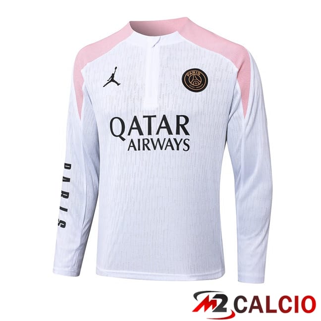 Felpa Allenamento JORDAN Paris PSG Bianco 2024/2025