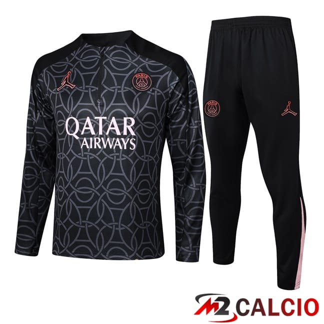 Insieme Tuta Calcio JORDAN Paris PSG Nero 2024/2025