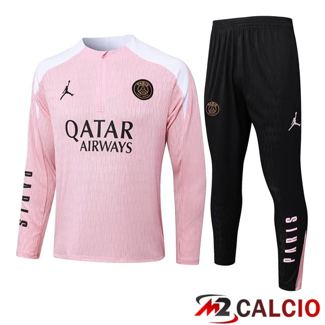 Insieme Tuta Calcio JORDAN Paris PSG Rosa 2024/2025