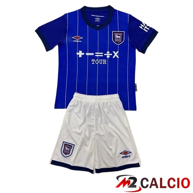 Maglie Calcio Ipswich Town Bambino Prima 2024/2025