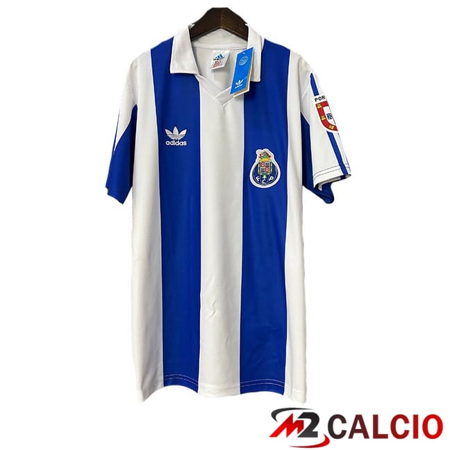 Maglie Calcio FC Porto Retro Prima Bianco Blu 1986-1987